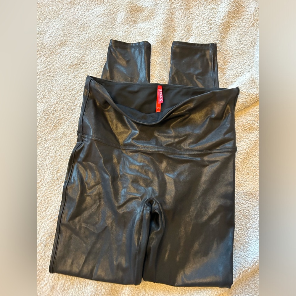 SPANX faux leather leggings